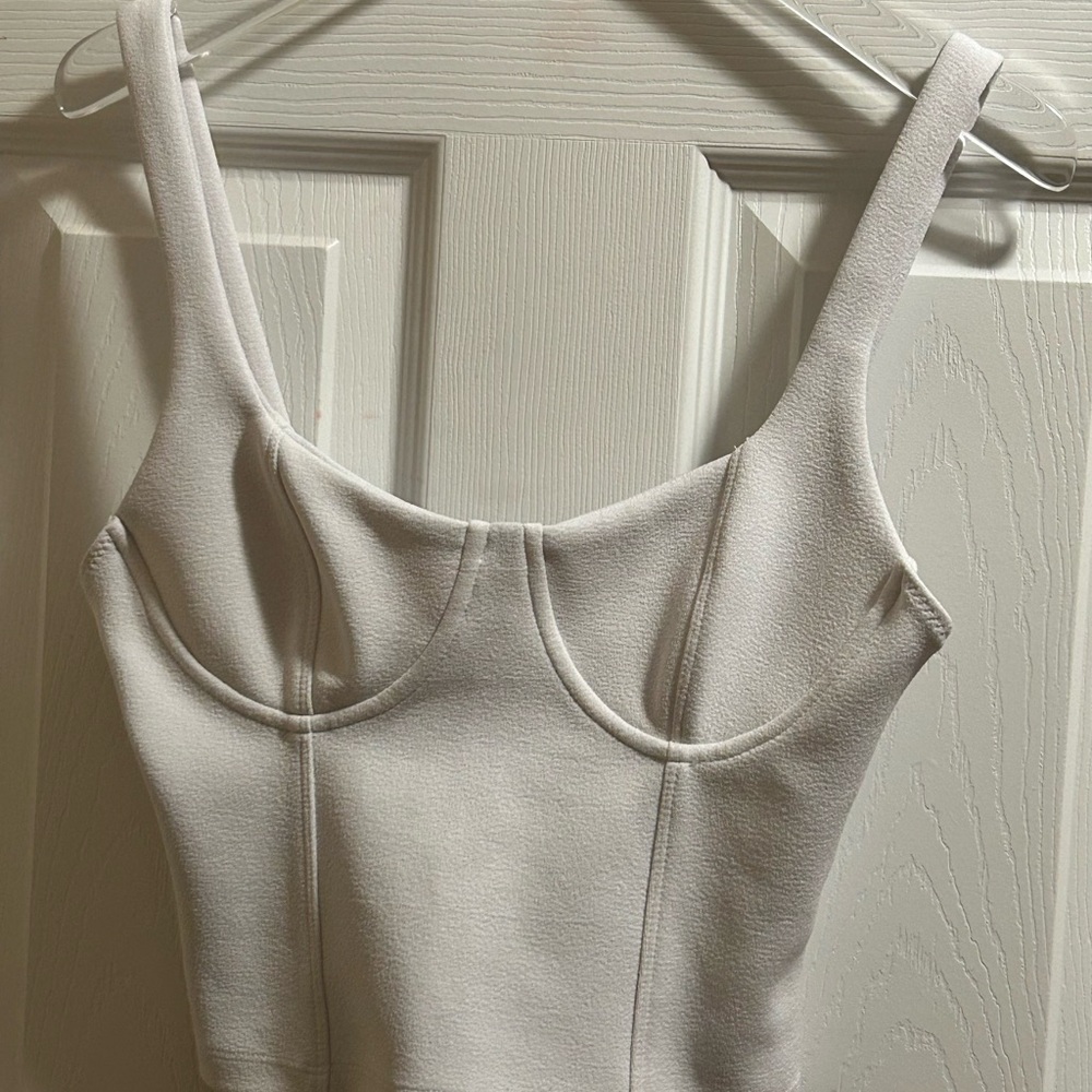 Zara Ivory Sleeveless Top